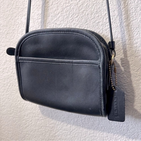 COACH Vintage Abbie Crossbody Shoulder Bag 90’s Black No. BOX-9027 RARE - Picture 3 of 13